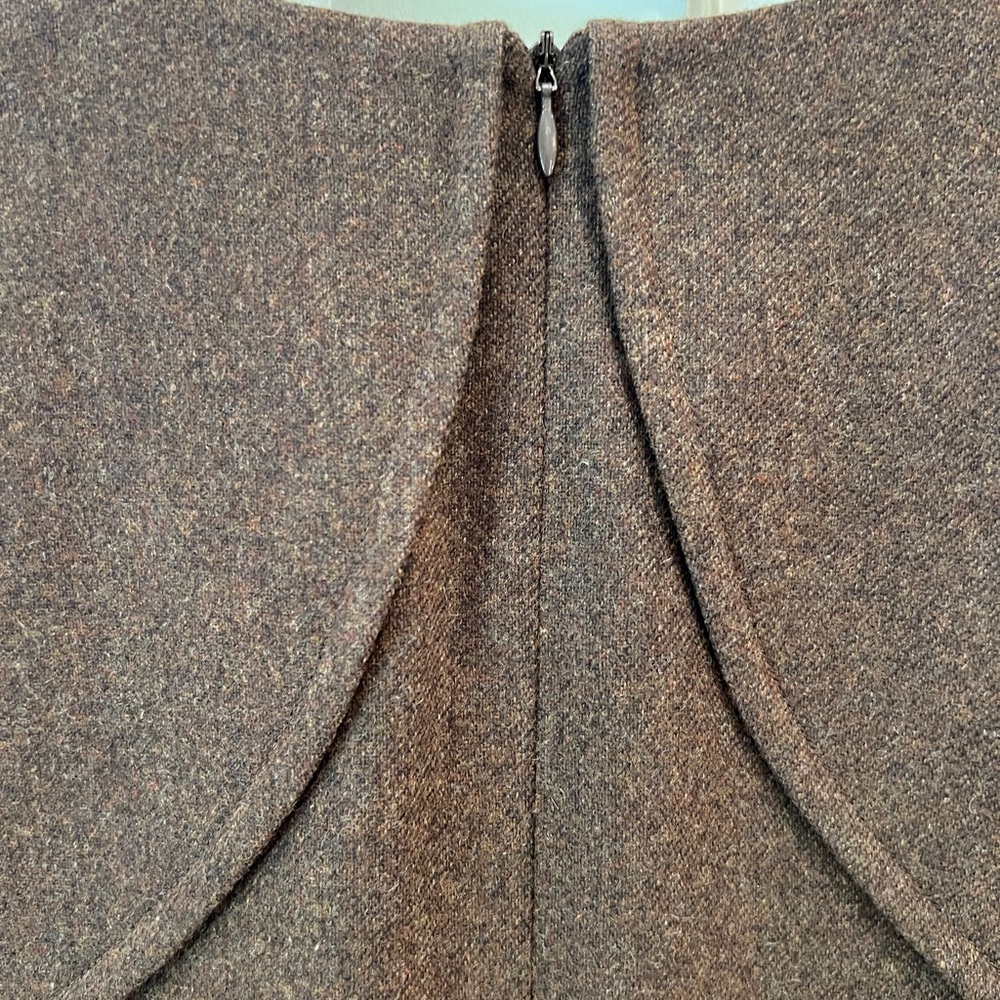 Tocca Brown Wool and Cashmere Long Sleeve Dress Women’s Size 8 - Picture 6 of 10